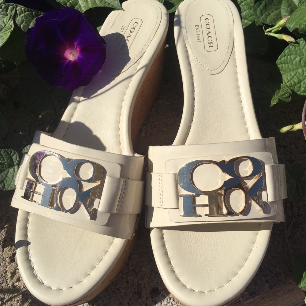 Coach “Jen” Platform Sandals